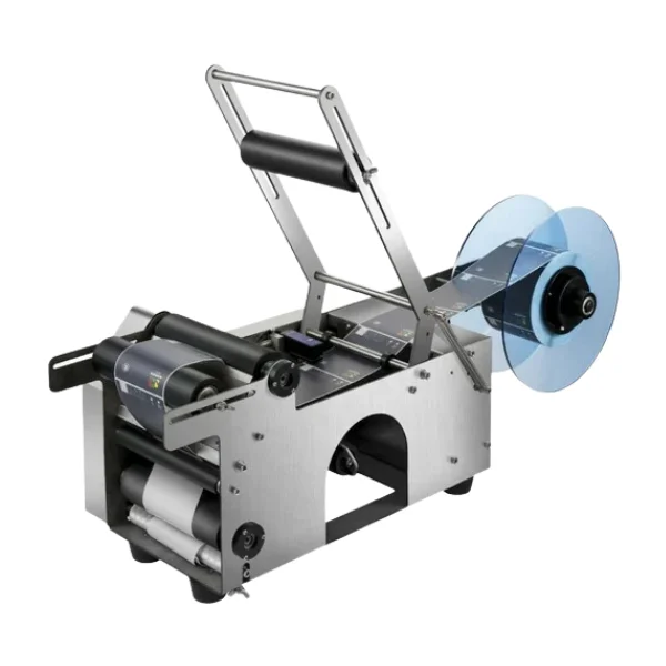 Semi Automatic Rounded Bottle Labeling Machine in Pakistan - Stainless Steel Sticker Labeling Machine